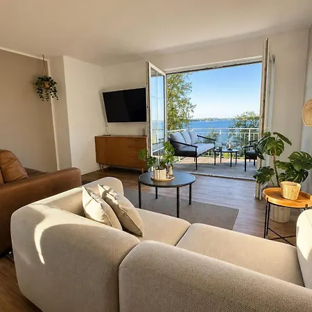Bei Ploen Mit Seeblick Und Grossem Balkon Apartament